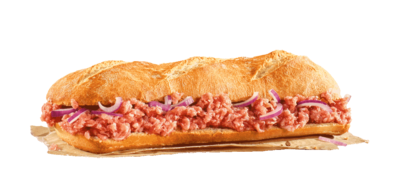 Bauernbaguette mit Zwiebelmett