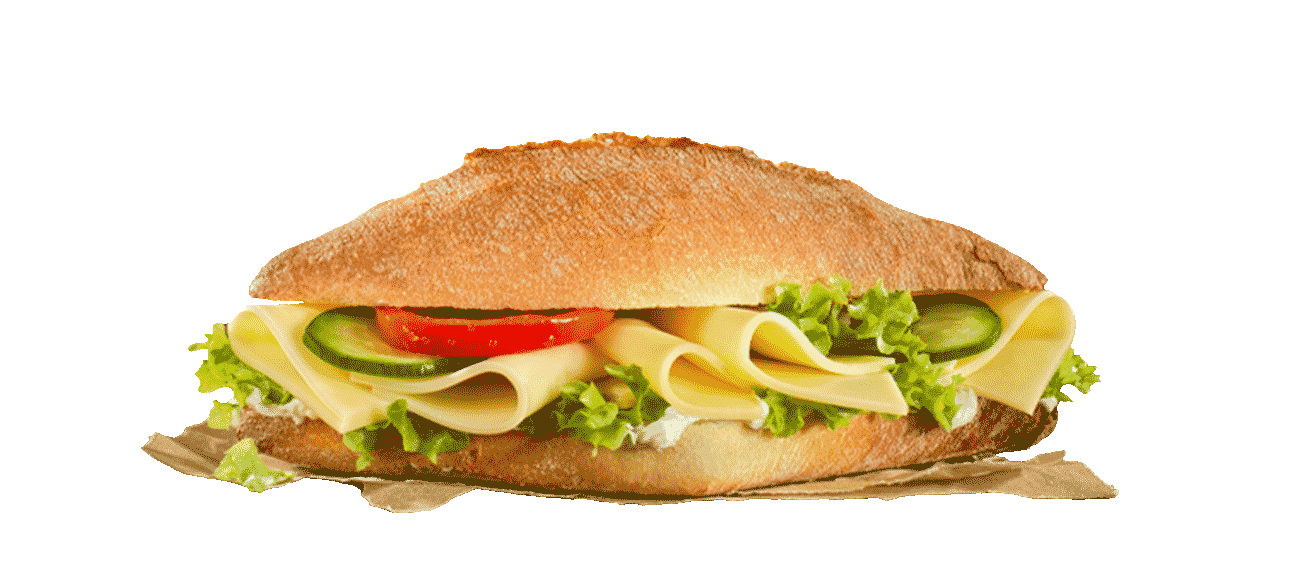 Landbrötchen mit Gouda