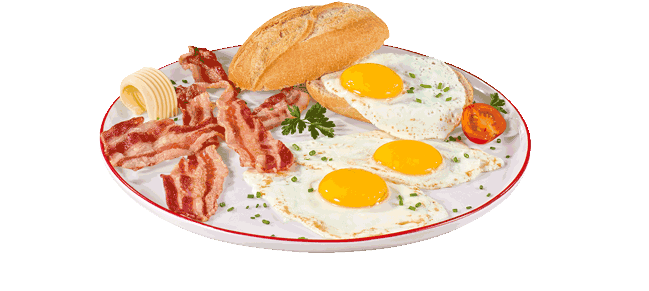 Spiegeleier mit Speck
